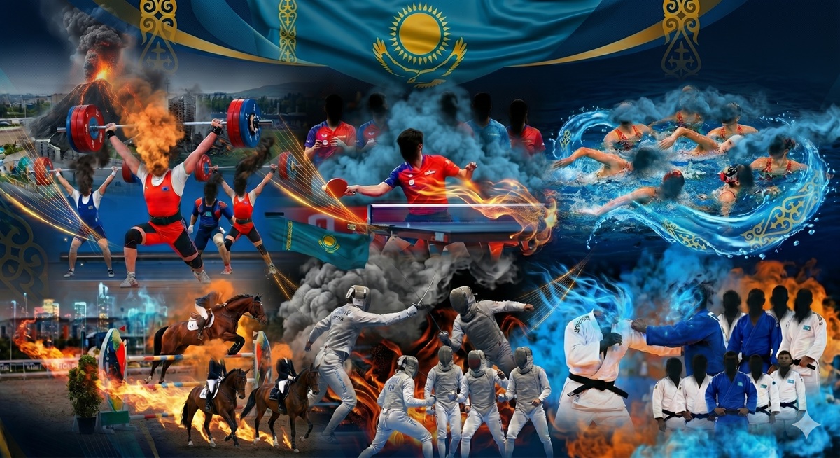спорт-коллаж